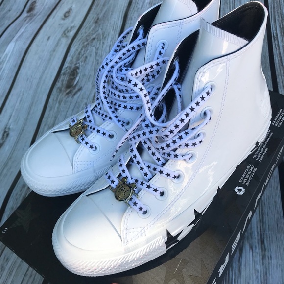 NEW 🤩 CONVERSE x MILEY ALLSTAR PATENT STAR SZ 6.5 - Picture 3 of 8